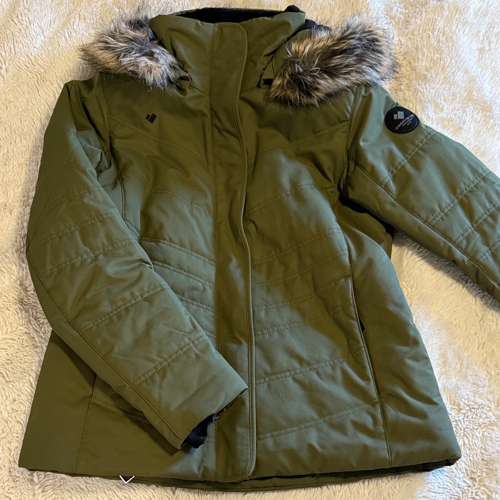 Obermeyer Olive Green Ski Jacket